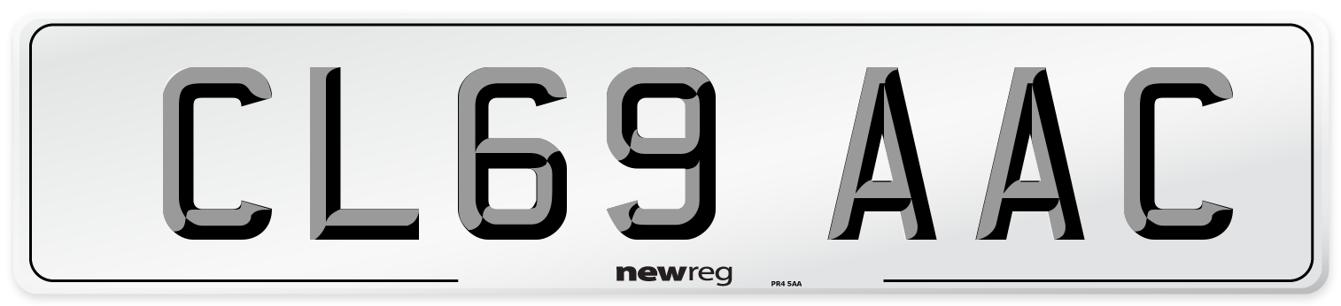 CL69 AAC Number Plate from New Reg